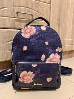 Preloved Cath Kidston Small Coated Canvas Backpack 🌸