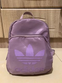 Preloved MINI Adidas Purple Silk Backpack ☺️☺️☺️