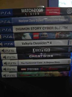 PS4 and PS5 Games