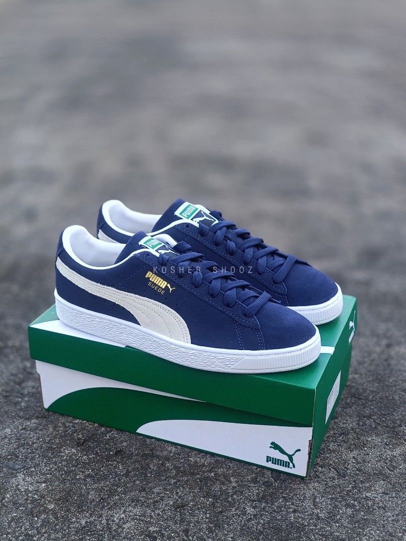 Puma suede peacoat blue top
