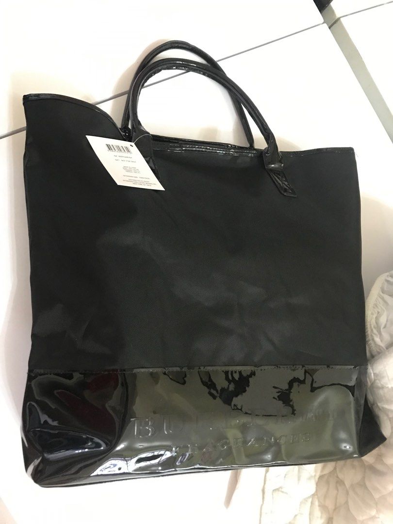Burberry fragrance tote bag sale