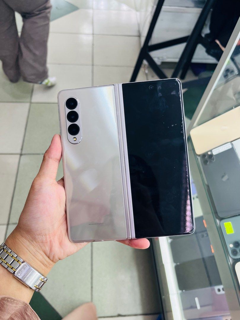 Samsung Z Fold 3 12/256gb Smartlock (Category: Samsung) located in San Juan City. Submitted by ainahgadgetsshop (Listing ID 1301283994, Image 1). Description: FOR SALE | TRADE / SWAP PASS SA MGA SCAMMERS / THIRD PARTY (RFS: Buy and Sell) ‼️FOR PROOF OF TRANSACTION AND YOUR PEACE OF MIND‼️ 📍FB Page: “Aynaa Gadgets” 📍Tiktok: “Aynaagadgetsshop” SAMSUNG Z FOLD 3 OPENLINE ❗️DETAILS❗ •12/256 GB (Other storage is also available) •Smartlock (Other netw