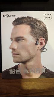 SHOKZ OpenRun Pro Premium Bone Conduction Open-Ear Sport Headphones Regular Black