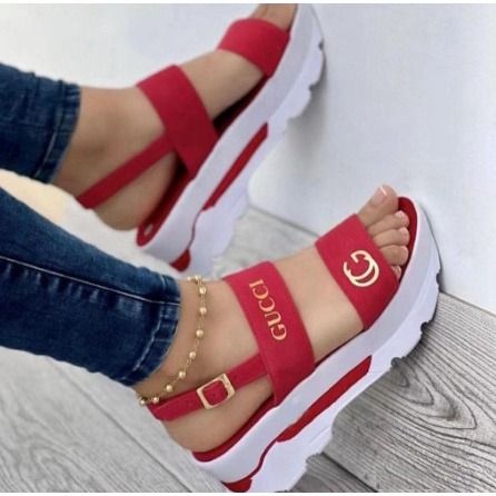 Low wedge summer sandals cheap