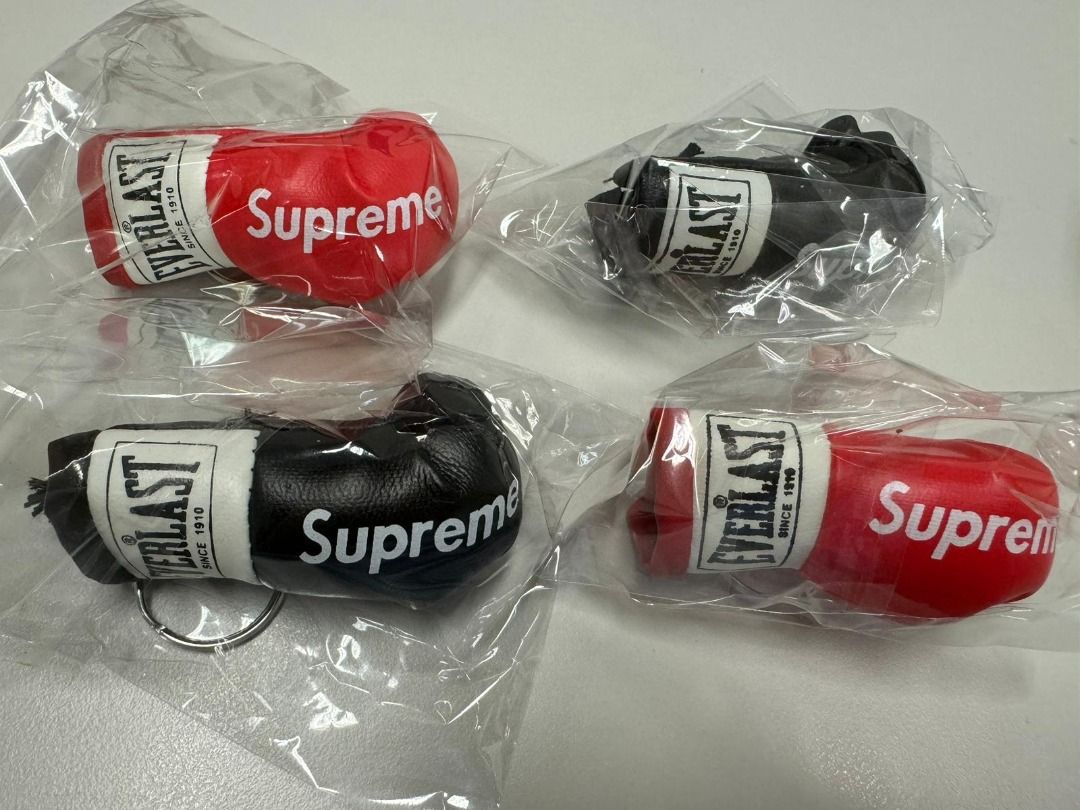 Supreme Boxing Pouch Key Ring Keychain Red Black Box Carousell