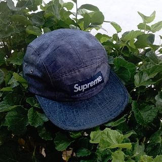 Supreme denim camp hat