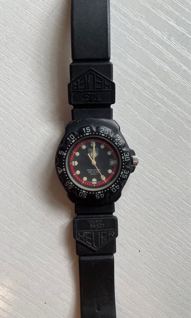 Womens black tag heuer 2025