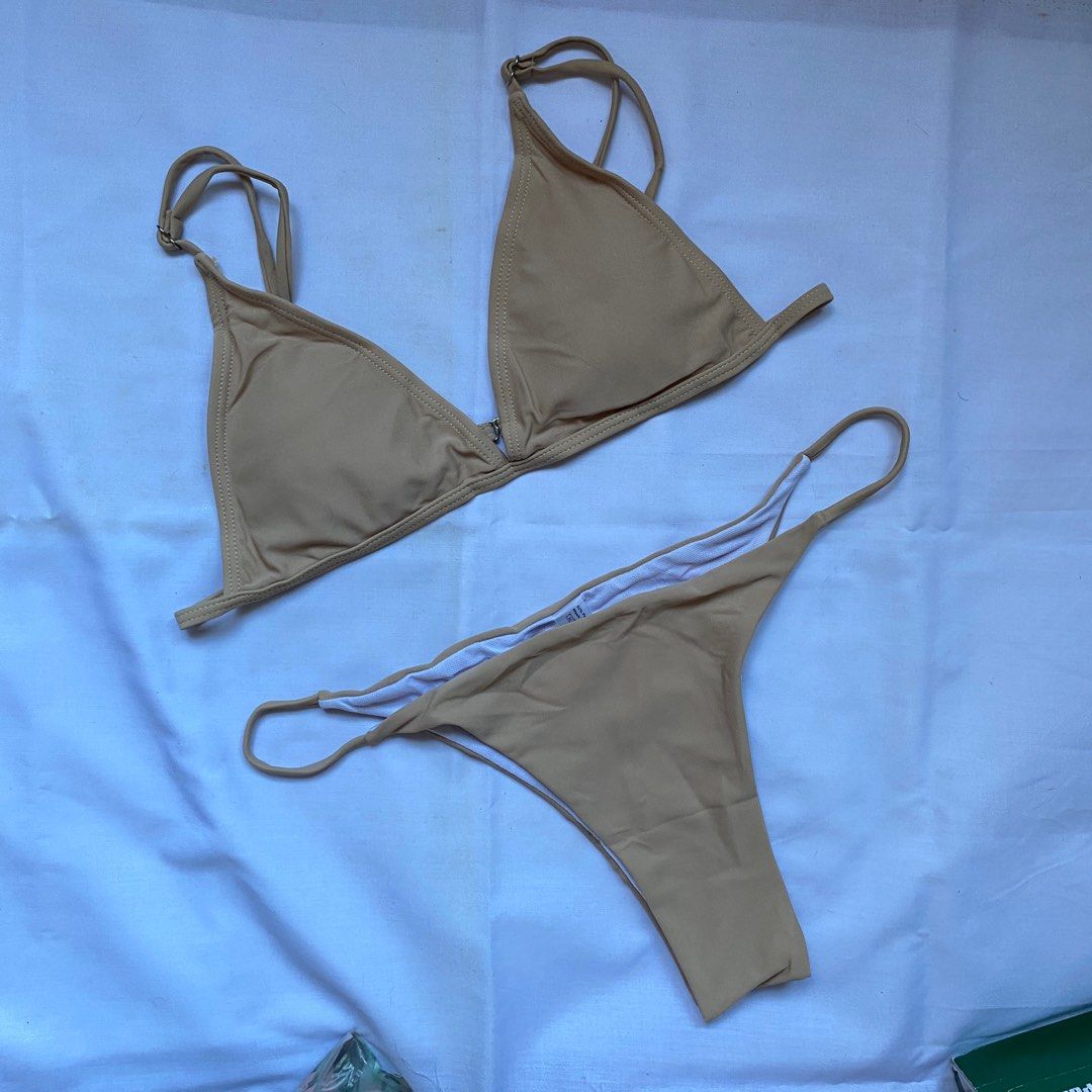 Tan Brown Two Piece Bikini Swimsuit Size Large (Category: Bikinis & Swimsuits) located in Dasmarinas. Submitted by shenannigans (Listing ID 1301187956, Image 1). Description: 📍 dasma, cavite.