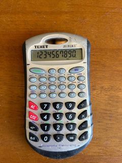 Texet Solar Powered Tested Scientific Calculator With Tape Residue