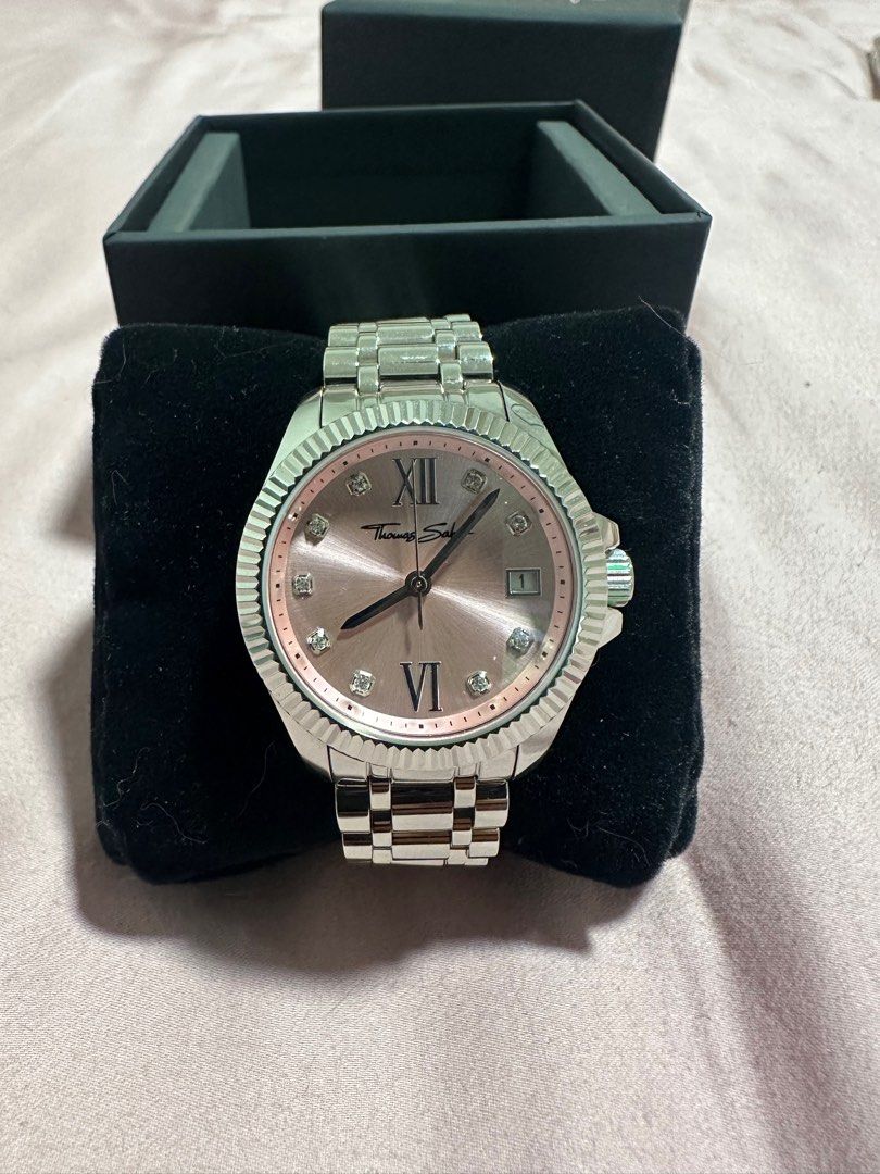 Ladies Watch Pink dial and white stones (Thomas Sabo  display picture 1