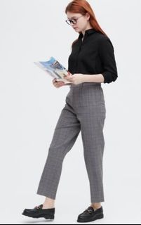 Uniqlo 2way  Stretch Smart Ankle Checkered Pants M,