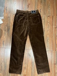 Versace brown velvet pants