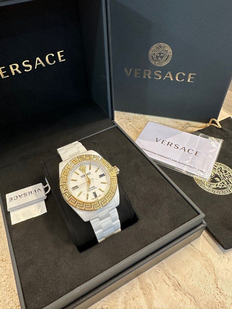 Versace ceramic watch on sale
