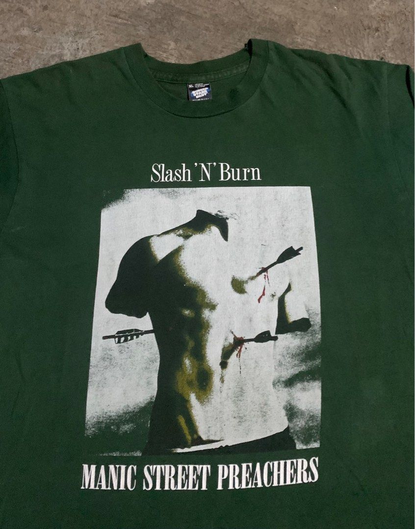 Vintage 90s Manic Street Preachers Slash n burn Longsleeve