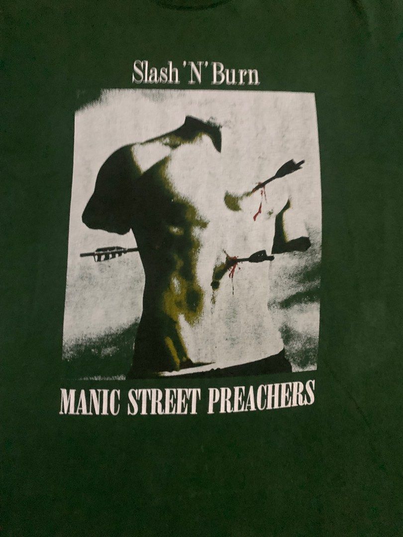 Vintage 90s Manic Street Preachers Slash n burn Longsleeve