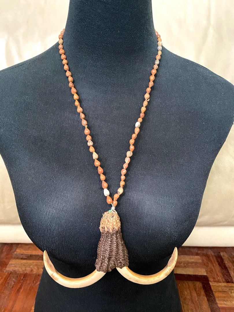 Vintage bone necklace outlet