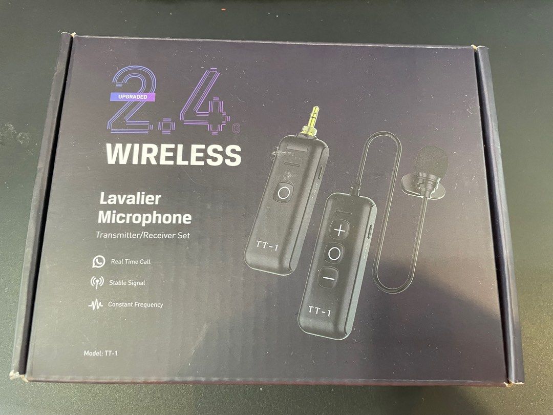 Wireless Lavalier Microphone up to 50 Meters