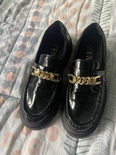 Zara Black Loafers
