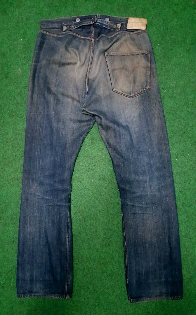 LEVIS LVC 1878 CINCH BACK SELVEDGE DENIM