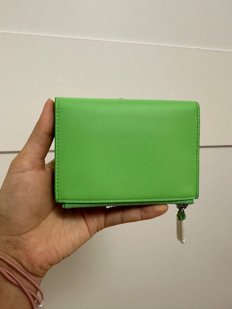 MCM short wallet green full set Luxury Bags Wallets on Carousell
