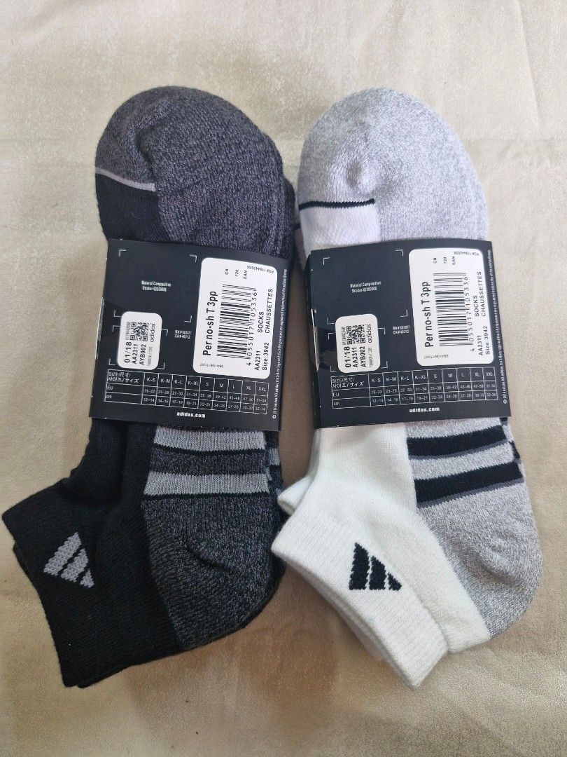 Adidas authentic 3 pair per pack