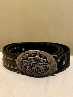 Authentic Branded Harley Davidson 100% pure leather belt Mens