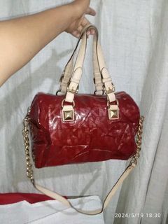 Authentic Michael Kors MK Patent Leather Sling Bag