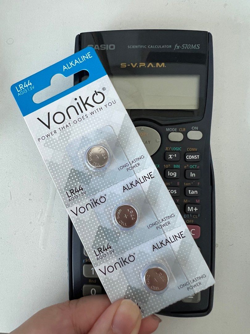Battery for Calculator LR44 Hobbies Toys Stationery Craft Stationery School Supplies on Carousell