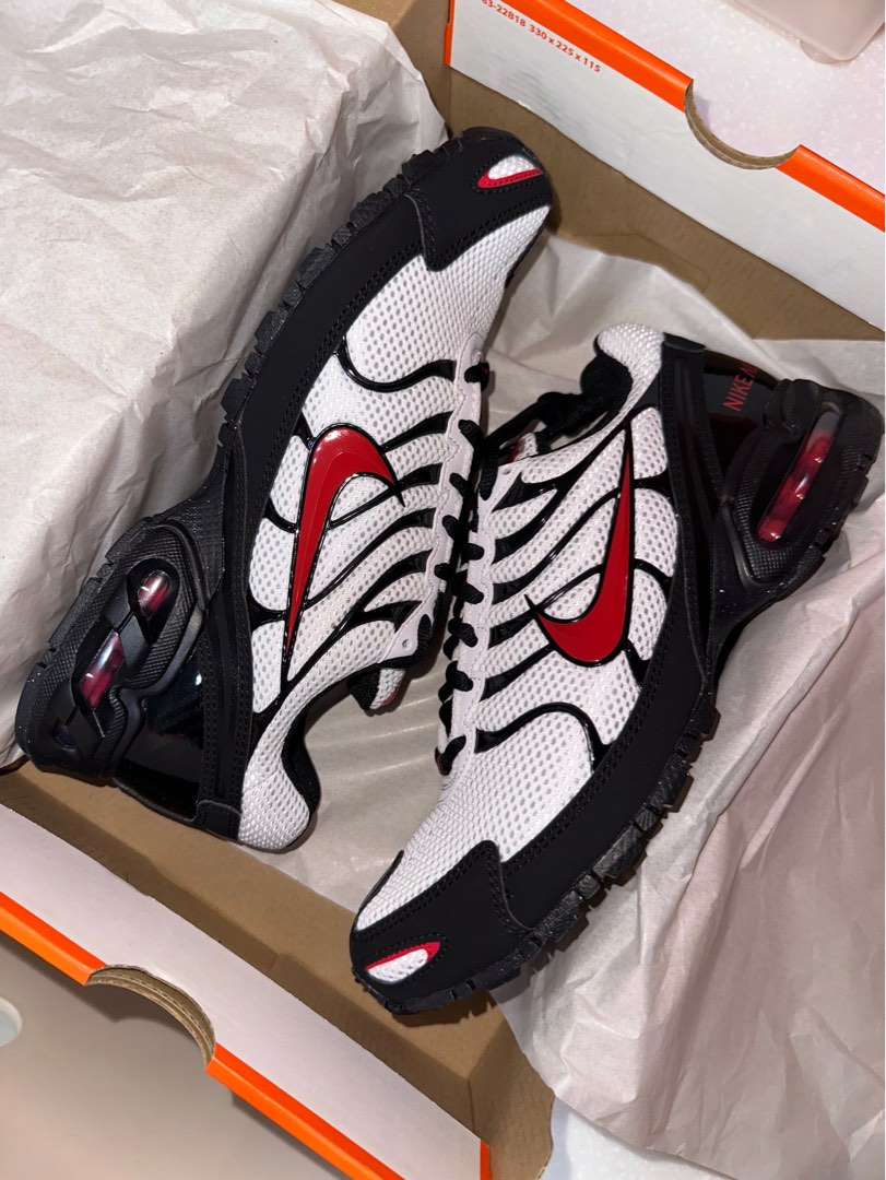 Below RETAIL AIR MAX TORCH 4 WHITE UNIVERSITY RED Men s Fashion Footwear Sneakers on Carousell
