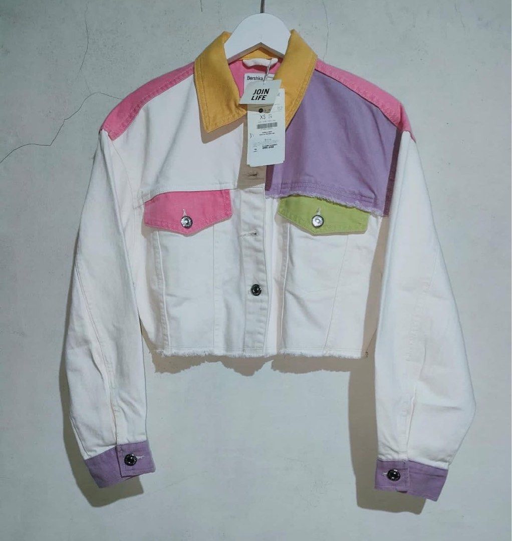 Bershka color block jacket