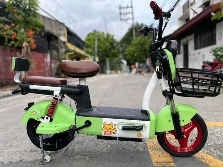 beta 2 wheels bike (Category: Bicycles) located in Manila. Submitted by saguittarian06 (Listing ID 1304385760, Image 2). Description: Beta 2-WHEELS E- BIKE ₱9,700 Alloy shock Alloy mags at may kulay Alloy motor Hook hanger With foot rest NEW DIGITAL GAUGE Digital Display control speedometer Specifications: ORIGINAL BATTERIES Original Alloy Motor brand batteries 48V12Ah battery 350 Watts Brushless Hub Motor 40-50Km Range 40-45 Kph Speed 14"x2.50" 