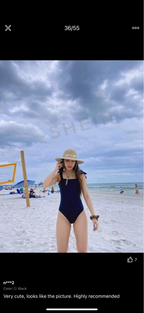 Black Square Cut Bikini (one-piece body hugging) (Category: Bikinis & Swimsuits) located in Paranaque City. Submitted by noctslivdeclutter (Listing ID 1304442047, Image 3). Description: •FITS: M-XL (the material is very stretchable and hugs the body) •BUST: 92-97cm •Original price on shein PHP450 •Worn only once to a pool party. •Can ship same day thru grab or lalamove ‼️LAST PRICE‼️ .