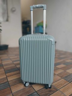 Bnew Pastel Blue Korean Design Luggage Cabin size with 360deg Wheels Hardcase With Security Lock