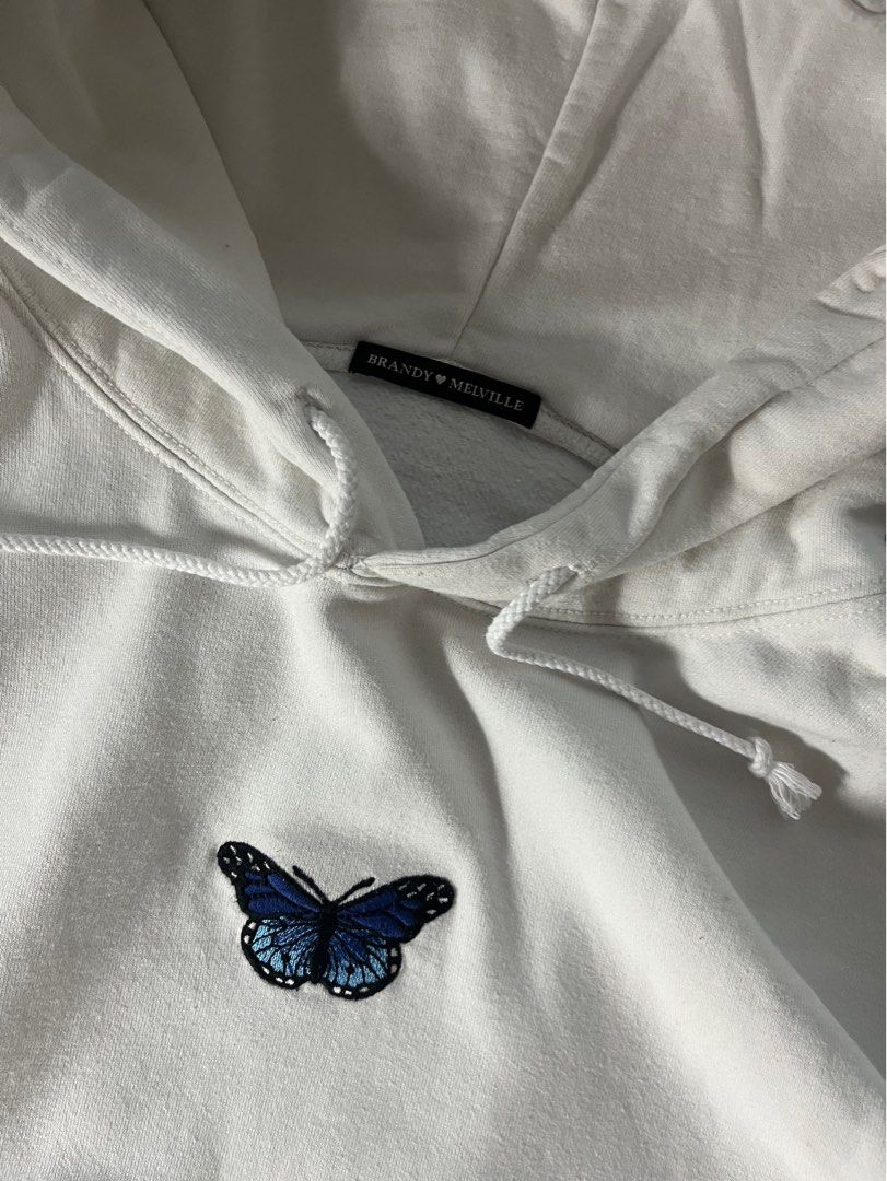 Brandy melville hoodie butterfly on sale