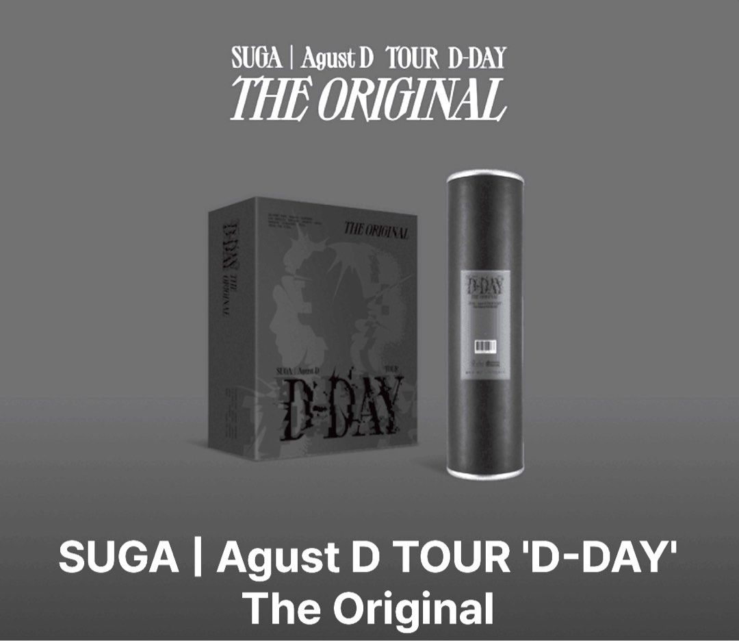 BTS Suga Agust D Tour ‘ D -Day’ The Original pre order