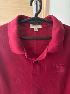 Burberry Red polo shirt