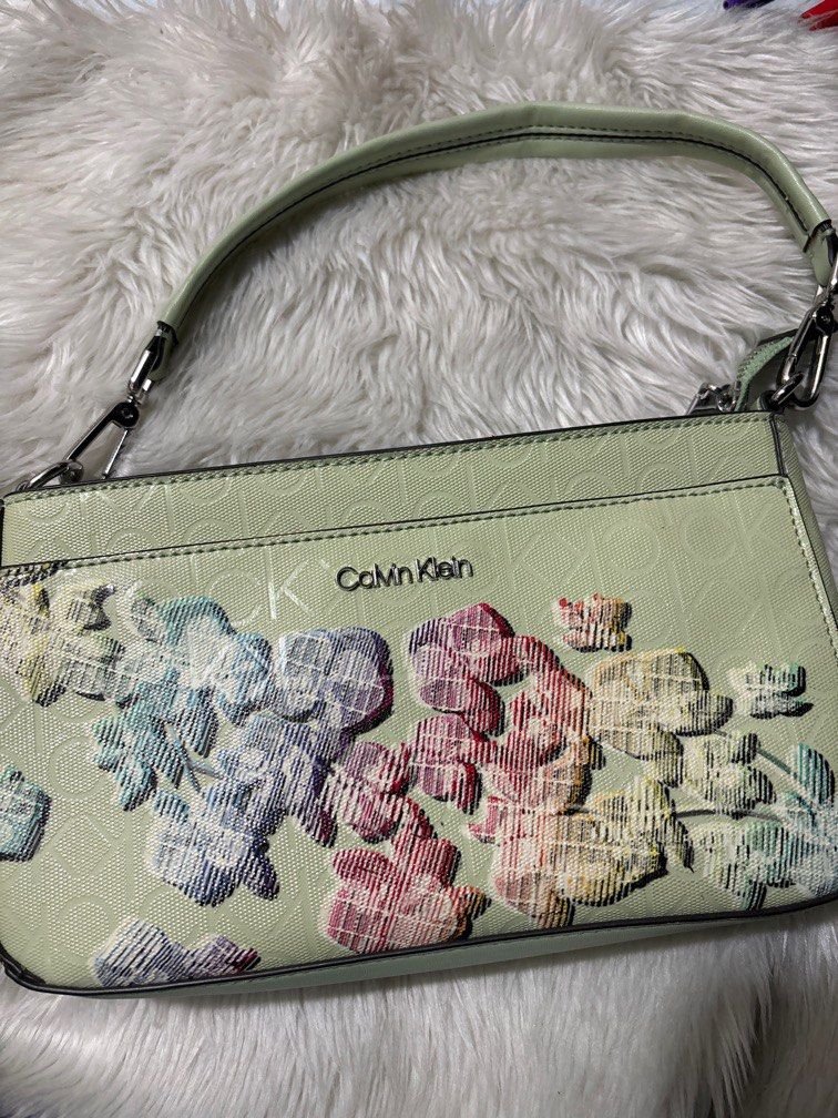 Calvin klein floral handbags clearance