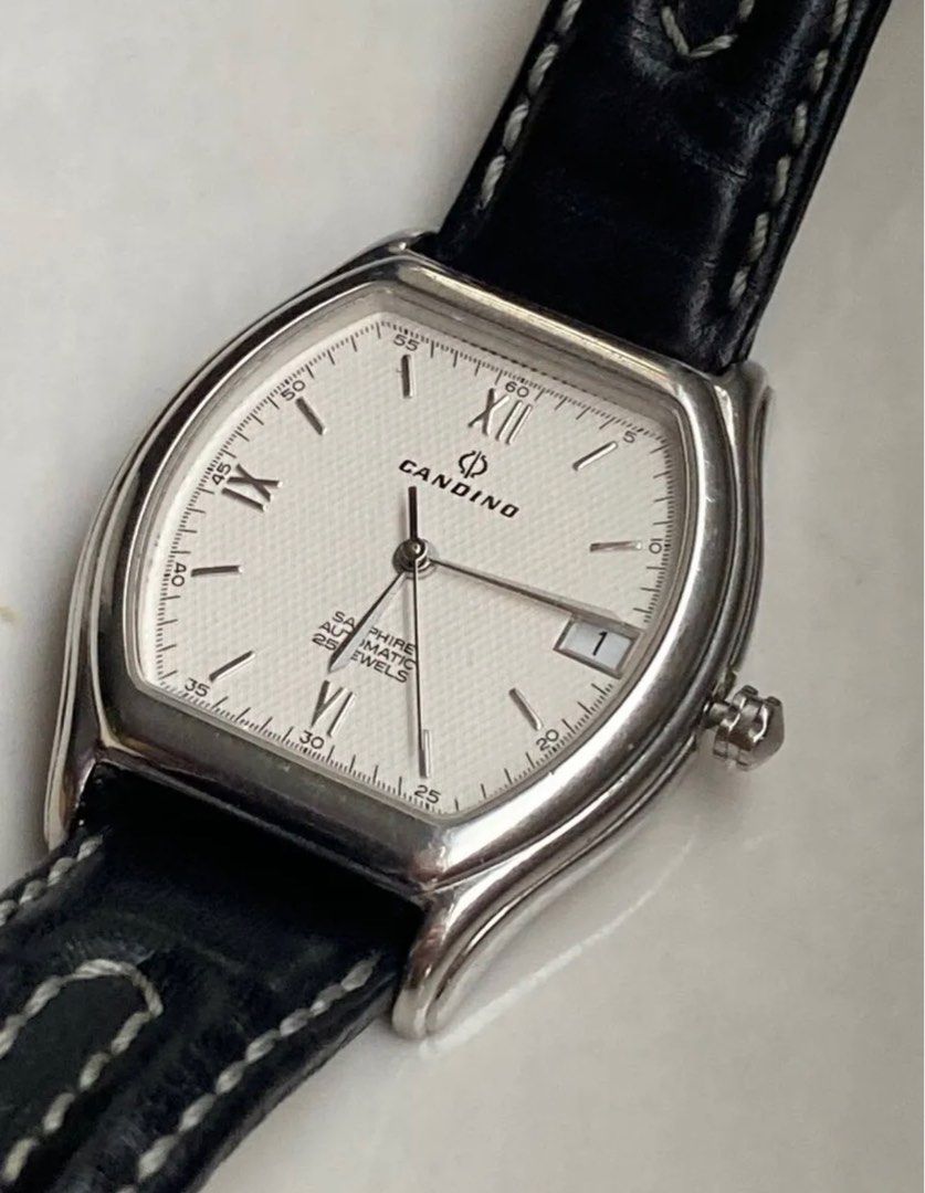 CANDINO SAPPHIRE AUTOMATIC Watch 25 JEWELS Swiss ETA 2824 2 movement