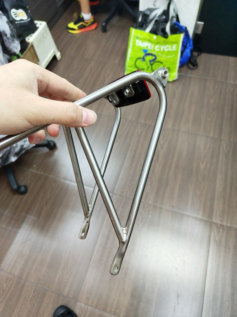 Cheapest Brompton Titanium Rack For C P T Line Sports Equipment Bicycles Parts Parts Accessories on Carousell