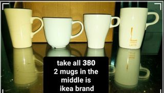 Coffee mugs take all