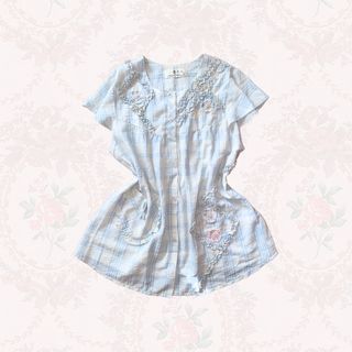 Coquette Baby Blue Milkmaid Sleepwear Dress