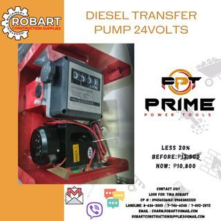 Diesel Transfer Pump 220/24v