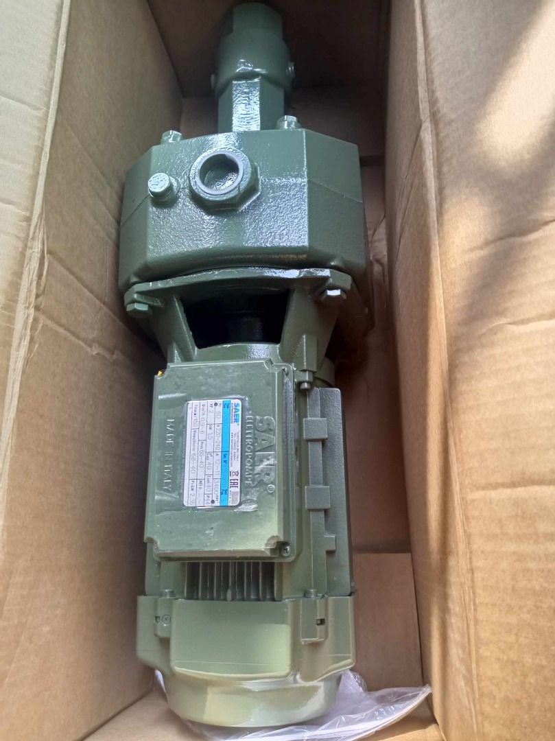 ELECTRIC JET BOOSTER PUMP (SAER Brand), Commercial & Industrial ...