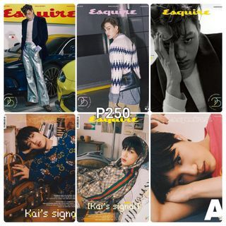 EXO KAI Esquire Magazine Covers