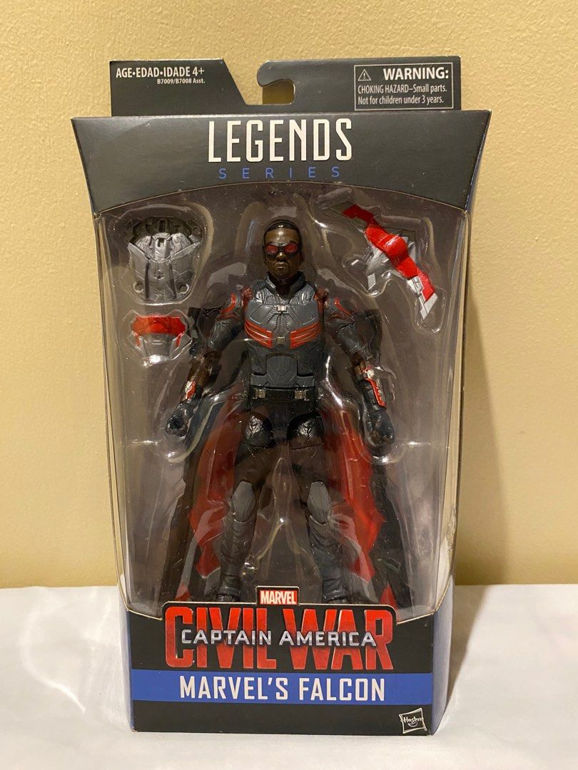 Falcon (MOC) Civil War 6" MARVEL LEGENDS Hasbro (Category: Figurines & Statues) located in Quezon City. Submitted by mteph (Listing ID 1304407184, Image 1). Description: Falcon 6" Civil War Walmart Exclusive - sealed MOC Payment via Gcash only .