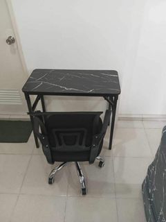 Folding Table & Office Chair
