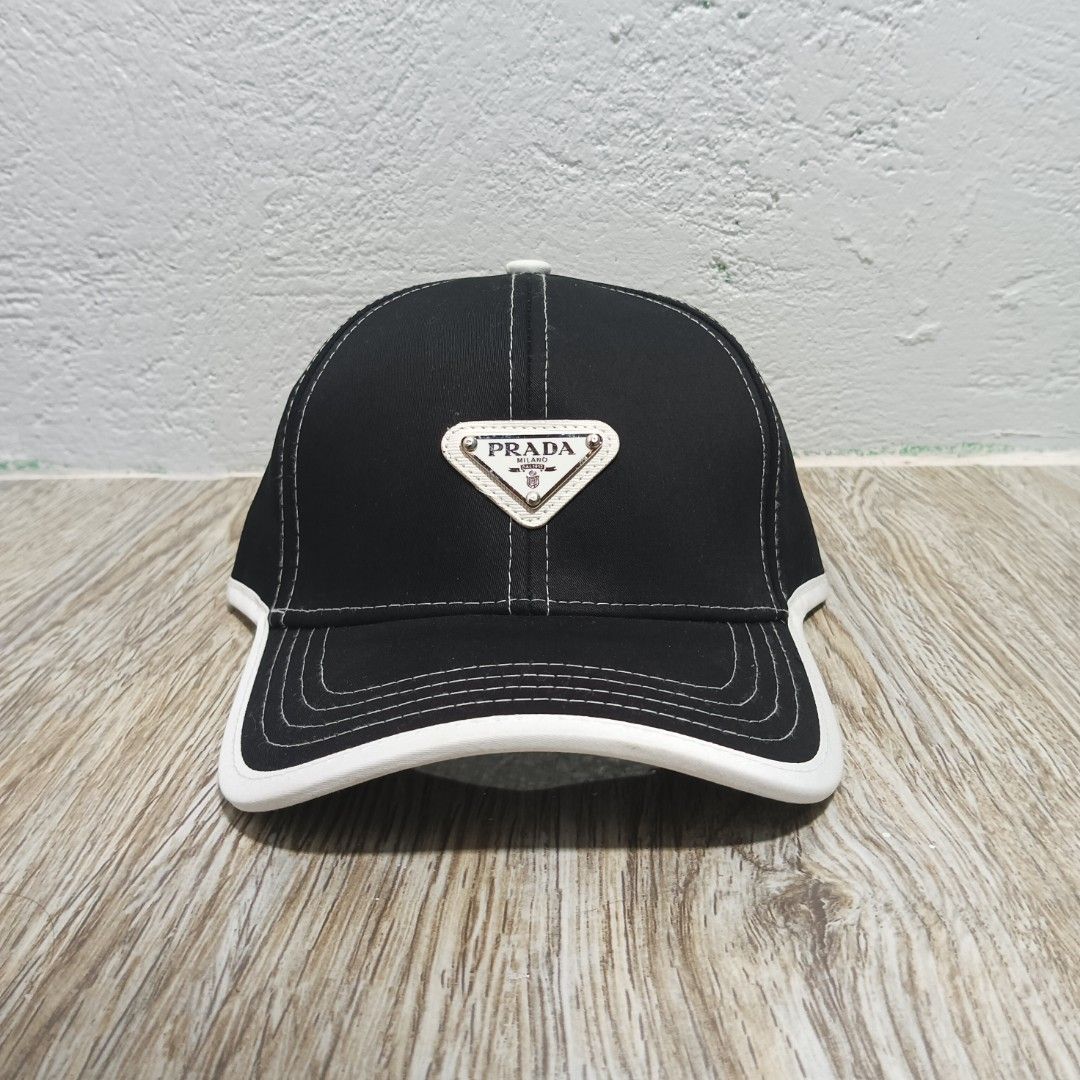 FORSALE PRADA CAP (Category: Caps & Hats) located in Manila. Submitted by sn0wchilddd (Listing ID 1304431841, Image 1). Description: 📌FORSALE CAP📌 PRADA EXCELLENT CONDITION LOCATION: NORTH CALOOCAN CITY CORRIER: J&T/LALAMOVE/LBC MOP: GCASH PM FOR INQUIRIES.