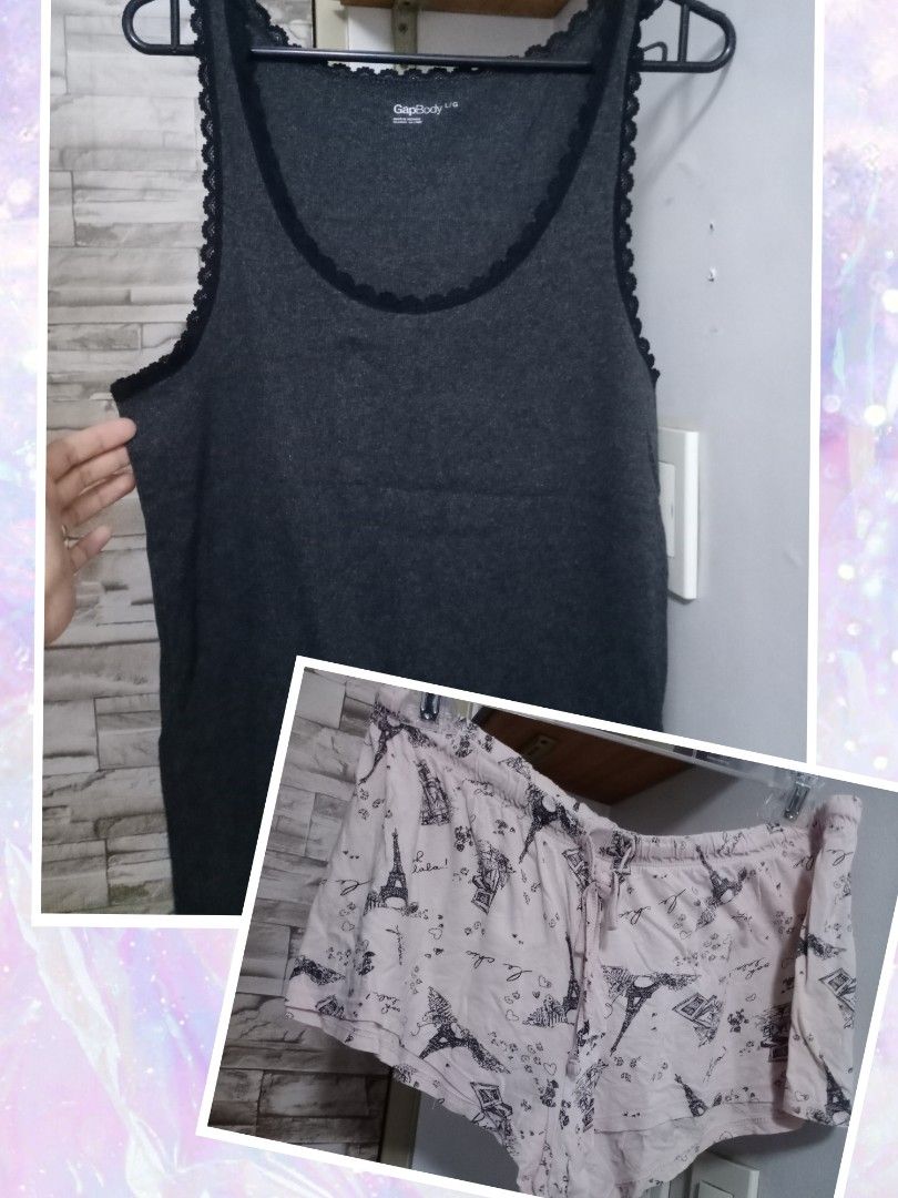 Gap and f21 set (Category: Sets or Coordinates) located in Makati City. Submitted by decluttering_stuff101 (Listing ID 1304427720, Image 1). Description: pambahay or pantulog medium to large.