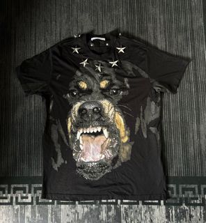 Givenchy Rottweiler Star Appliqué T-Shirt