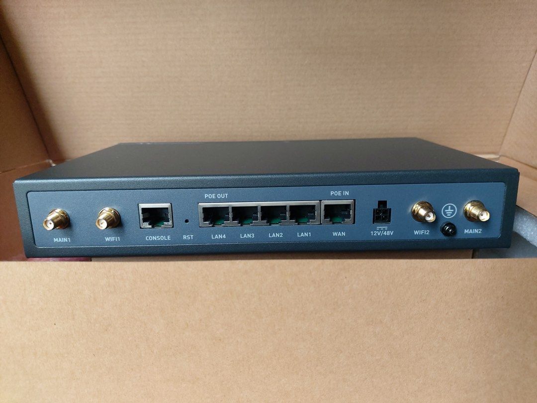 gl.inet Amarok (GL-X1200) Dual LTE Wireless Router (Category: Office & Business Technology) located in Quezon City. Submitted by makknroll (Listing ID 1304367627, Image 3). Description: GL.iNet Amarok (GL-X1200) 2 x LTE module (installed) 4 x 4G LTE antennas 2 x 5G & 2.4G antenna 1 x GPS antenna 1 x ethernet cable 1 x rail bracket 1 x power adapter Lightly used good working condition, no warranty Free shipping fee.